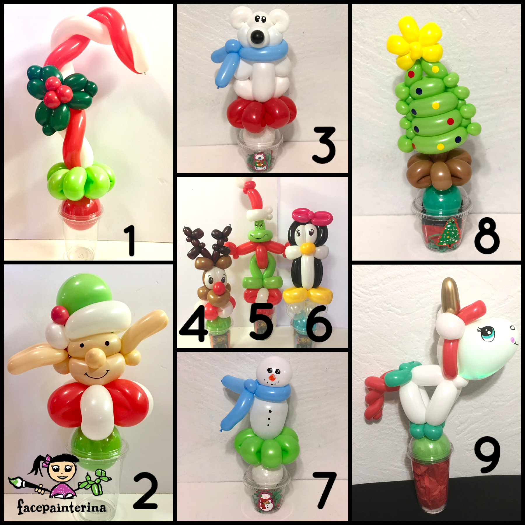 Winter and Christmas Balloon Gifts