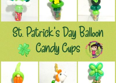 St. Patricks Day Balloon Candy Cups